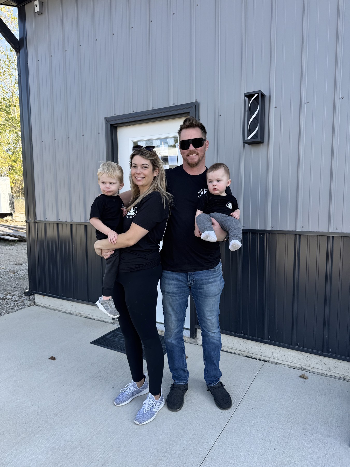 Brian and Heather Kurtz with their sons Kane and Cole
